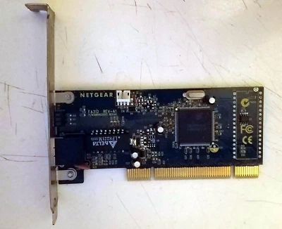 Netgear FA312 LAN 10/100 PCI Ethernet Network Card - Image 1 of 4