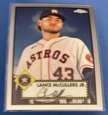 2021 Topps Chrome Platinum Anniversary #404 Lance McCullers Jr. Houston Astros  - Image 1 of 2