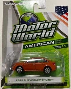Greenlight 1:64 Motor World American Ed Ser 11 2013 Chevrolet Cruze Dark Orange - Picture 1 of 2