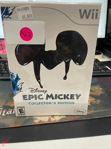 Epic Mickey Edizione da Collezione Mickey Figure Wii Skin Set Wii Remote Skin - Foto 1 di 2