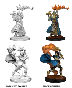 Miniaturas sin pintar cortes profundos Pathfinder: clérigo humano femenino - Imagen 1 de 1
