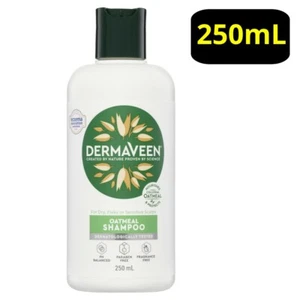 DermaVeen Oatmeal Shampoo 250mL for Dry, Flaky or Sensitive Scalps Soap Free - Picture 1 of 2