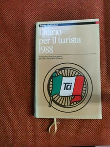 Diario per il turista TCI 1988 Annuario per i Soci L1 ° - Picture 1 of 2