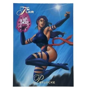 1994 Flair Marvel Annual Inaugural Edition Card #107 Psylocke: Psy vs. Revanche - Bild 1 von 15