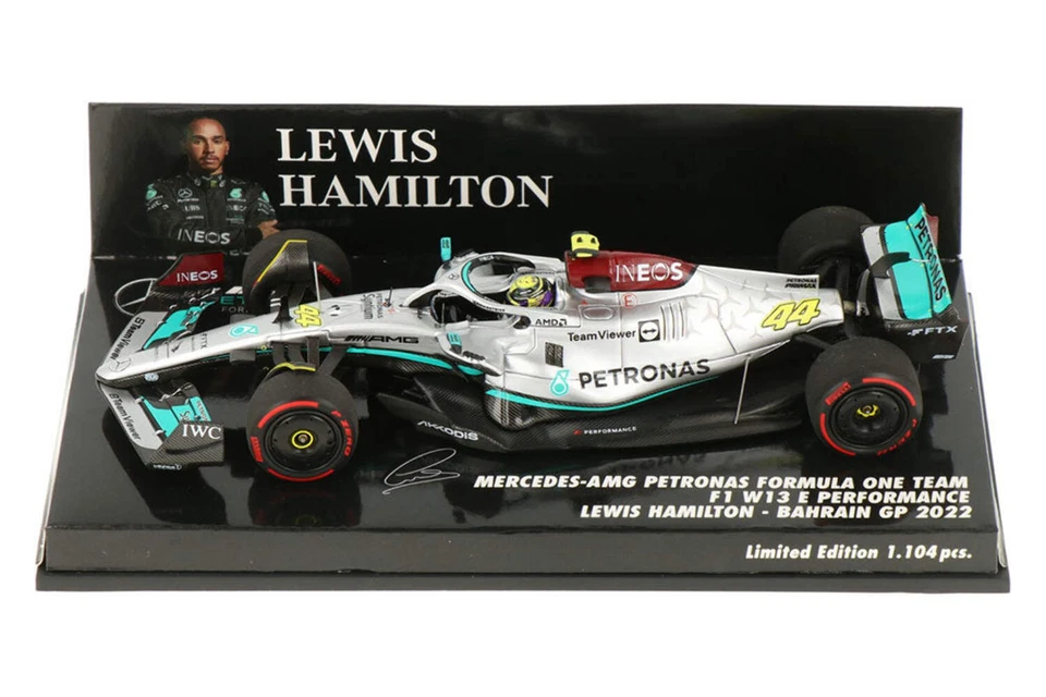 Гран-при Бахрейна 1:43 Mercedes AMG Petronas F1 Lewis Hamilton No44 2022 - Изображение 1 из 1
