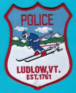 LUDLOW VERMONT POLICE PATCH NEW STYLE - Picture 1 of 1