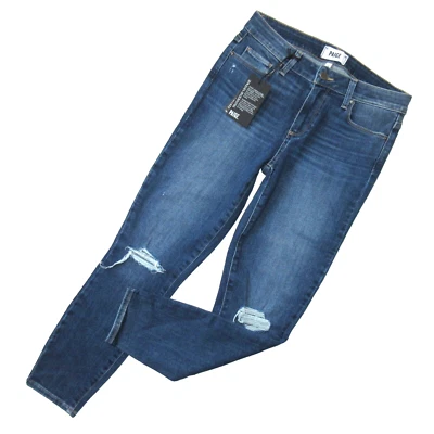 NWT Paige Verdugo Ultra Skinny in Spence Destructed Transcend Stretch Jeans 28 - Image 1 of 4