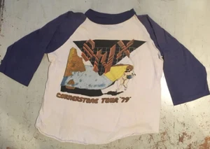 VINTAGE 1979 Styx T-Shirt Cornerstone Tour Vintage Konzert T-Shirt Band - Bild 1 von 12