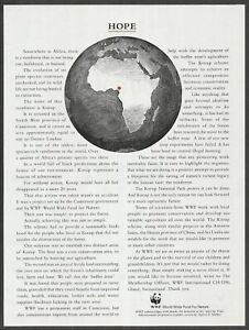 WWF . Korup , Rainforest in Africa - 1991 Vintage Print Ad