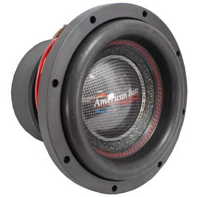 10" 1500W RMS Dual 4-Ohm Competition Subwoofer American Bass - Image 1 of 4