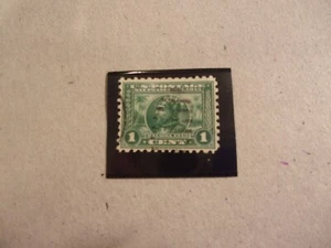 USA Used, 1914-15 Issue 1 Cent Panama Pacific Exposition, Green Perf 10 - Picture 1 of 1