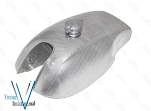 Yamaha SR500 Manx Style Aluminium Polished Petrol Fuel Tank With Monza Cap - Bild 1 von 10