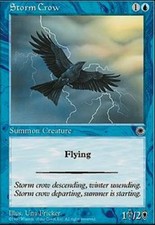 Storm Crow (A) - No Reminder Text X4 (Portal 1) MTG (NM) *CCGHouse* Magic