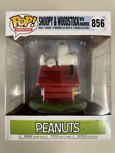 Snoopy & Woodstock with Doghouse 856 ~ Peanuts ~ Funko Pop Vinyl ~ 6” Deluxe