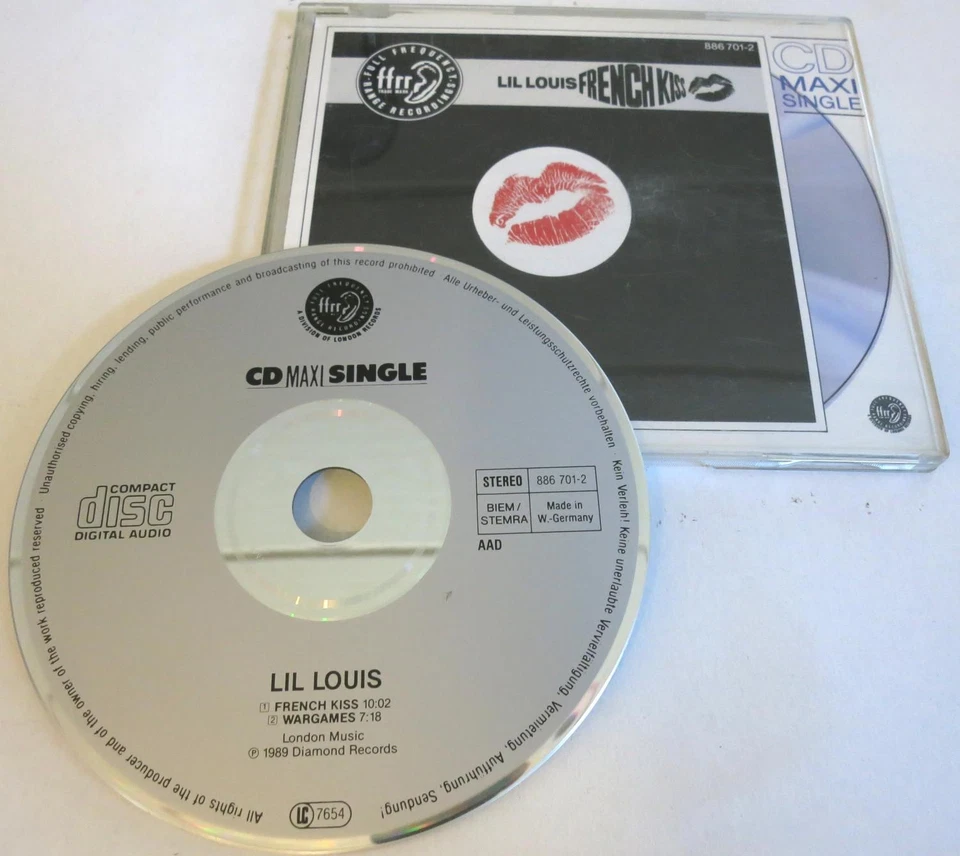 Lil Louis - French Kiss (1989) Maxi CD - Bild 1 von 1