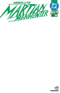 Absolute Martian Manhunter #1 Blanko Variant Cover H - Bild 1 von 1