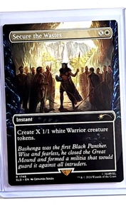2024 MTG Magic the Gathering Secret Lair Marvel Secure the Wastes Black Panther - Picture 1 of 2