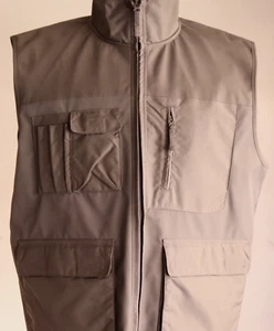 Duluth Trading Men's Hunting Fishing Vest Size XL Gray - Picture 1 of 7