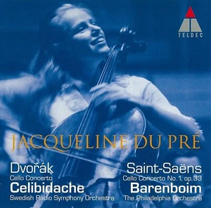 Jacqueline Du Pre Cello NEW CD Dvorak/Saint-Saëns Concertos Barenboim Japan OBI - Picture 1 of 2
