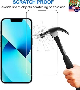 Kompatibel für iPhone 14 / iPhone 13/13 Pro/13 ProMax 9H Displayschutzfolie klar - Bild 1 von 10