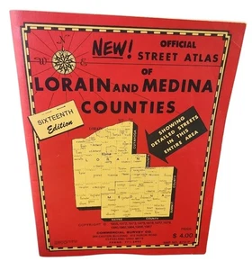 Official Street Atlas of Lorain and Medina Counties 16th Edition  - Imagen 1 de 2