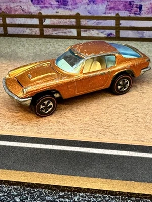 Hot Wheels Redline 1969 Maserati Mistral Spectraflame Orange Vintage - Image 1 of 4