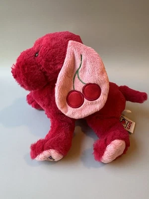 Ganz Webkinz Cherry Soda Pup Plush 8" Dog No Code Puppy Beanbag Red Pink - Image 1 of 4
