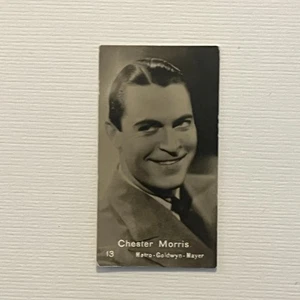 1930s Dutch Gum Coralli Chester Morris #13 - Picture 1 of 2