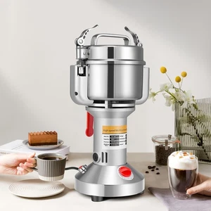 Electric Grain Mill, Ovshnrr 500G 220V Stainless Steel Fast Ultrafine Grinder wi - Picture 1 of 9