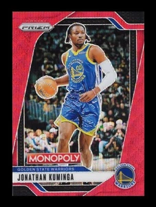 2024-25 Panini Prizm Monopoly Red Wave #84 Jonathan Kuminga - Picture 1 of 3