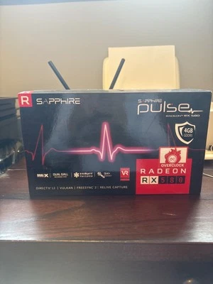 Rx580 OC-over clocked great condition 4gb ddr5 sapphire pulse  - Image 1 of 4