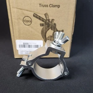 Traversenklemmen 10 Stück 2" Bühnenbeleuchtung Klemmen silber Aluminium - Bild 1 von 7