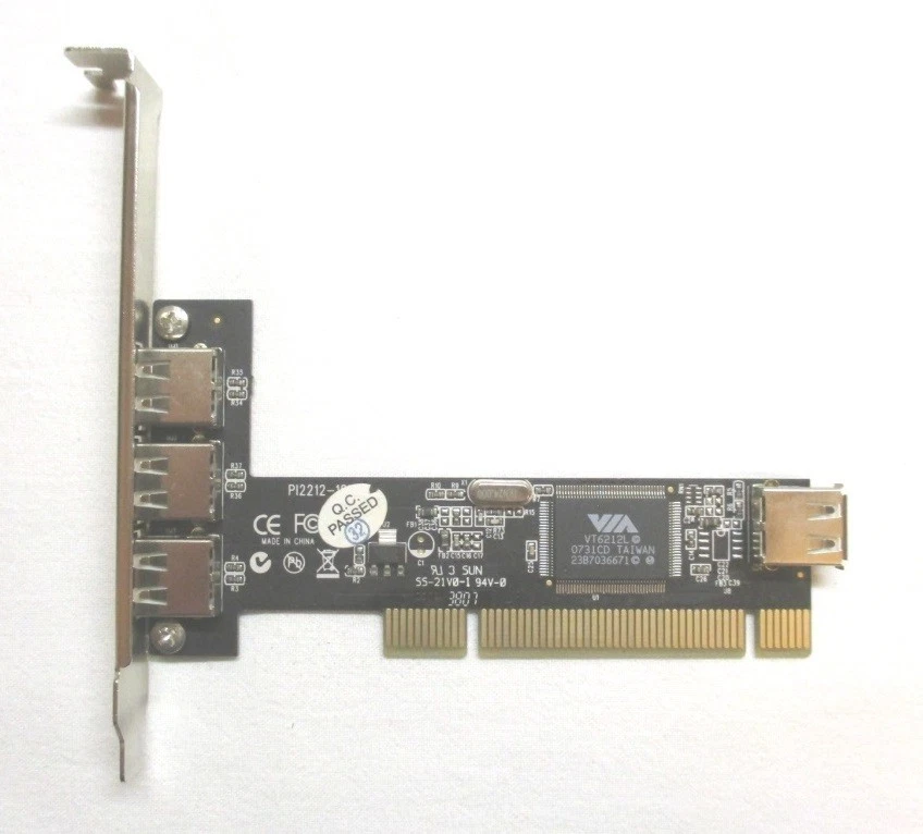 Scheda di espansione Sweex US102, 3 USB esterne + 1 USB interna, PCI, originale! - Immagine 1 di 4