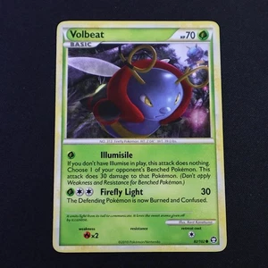 Volbeat Common 82/102 HS Triumphant English NM 2010 Pokémon TCG Card - Foto 1 di 2