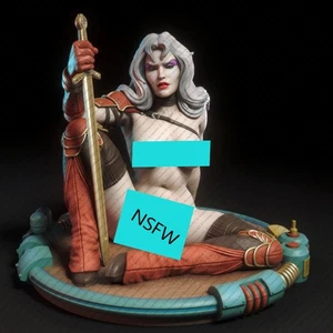 Muñeca de resina 1/24 sexy niña Taarna Nsfw estatua sin pintar sin montar modelo kit juguete - Imagen 1 de 9