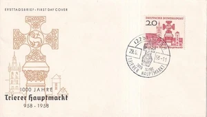 SA34b Germany 1958 1000th Anniv of Central Square FDC. - Picture 1 of 1