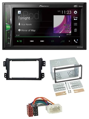 Pioneer 2DIN MP3 DAB USB Bluetooth Autoradio für Opel Agila B Suzuki Splash 2008 - Bild 1 von 4