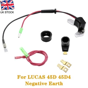 Fit For Lucas 45D 45D4 Distributor Electronic Ignition Points Conversion Kit UK - Picture 1 of 10