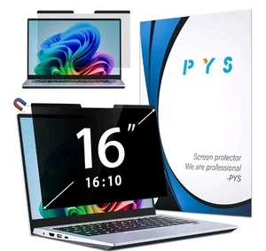 Magnetyczny ekran prywatności laptopa 16 cali stosunek 16:10 zdejmowany antyodblaskowy niebieski Li - Zdjęcie 1 z 11