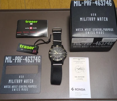 Reloj Hombre Traser P6600 TIPO 6 MIL-G Cuarzo W.R.20BAR Hecho en Suiza Usado Foto 1 de 4