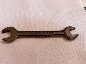 3/8" X 7/16" VINTAGE BARCALO USA OPEN WRENCH 723?  WWII JEEP TOOL KIT MB WILLYS - Picture 1 of 2