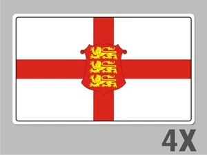 4 England stickers flag decal bumper car bike laptop .. emblem vinyl FL041 - Foto 1 di 1