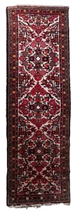 Tapis de Couloir Antique Malayer Fait Main en Laine – Années 1930 – 87 x 270 cm - Picture 1 of 12