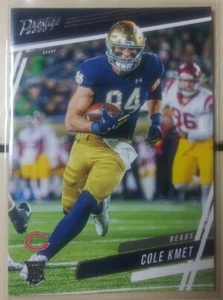 2020 Panini Prestige Cole Kmet #224 ROOKIE CARD - Bears - Notre Dame 🏉 - Bild 1 von 2