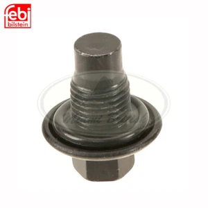LAND ROVER OIL PAN DRAIN PLUG & RUBBER SEAL RR SPORT LR3 RANGE 1013938 FEBI - Picture 1 of 1