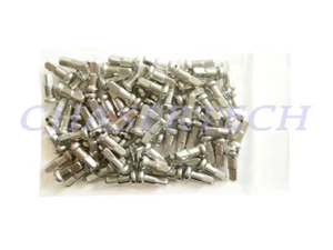 MTB Road BMX Bike 7075 Alloy Spoke Nipples 2.0mm 14G 1/2" 72 Pcs Silver - Picture 1 of 1