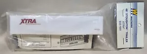 NOS Walthers HO Scale Xtra Intermodal 48' Stoughton Trailer Unsmbld Kit 933-1901 - Picture 1 of 3