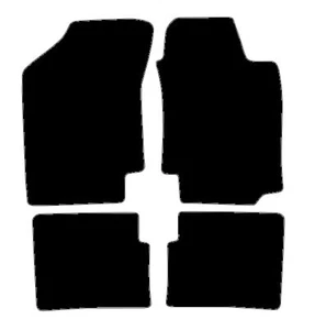 Tailored For Nissan Sunny 5dr 1989-1989 Black Basic Car Mats Autostyle - Picture 1 of 4