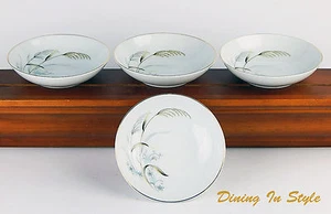 Set of 4 Dessert Bowls, SUPERB Condition! Laura, Narumi, Gold & Silver Wheat - Picture 1 of 5