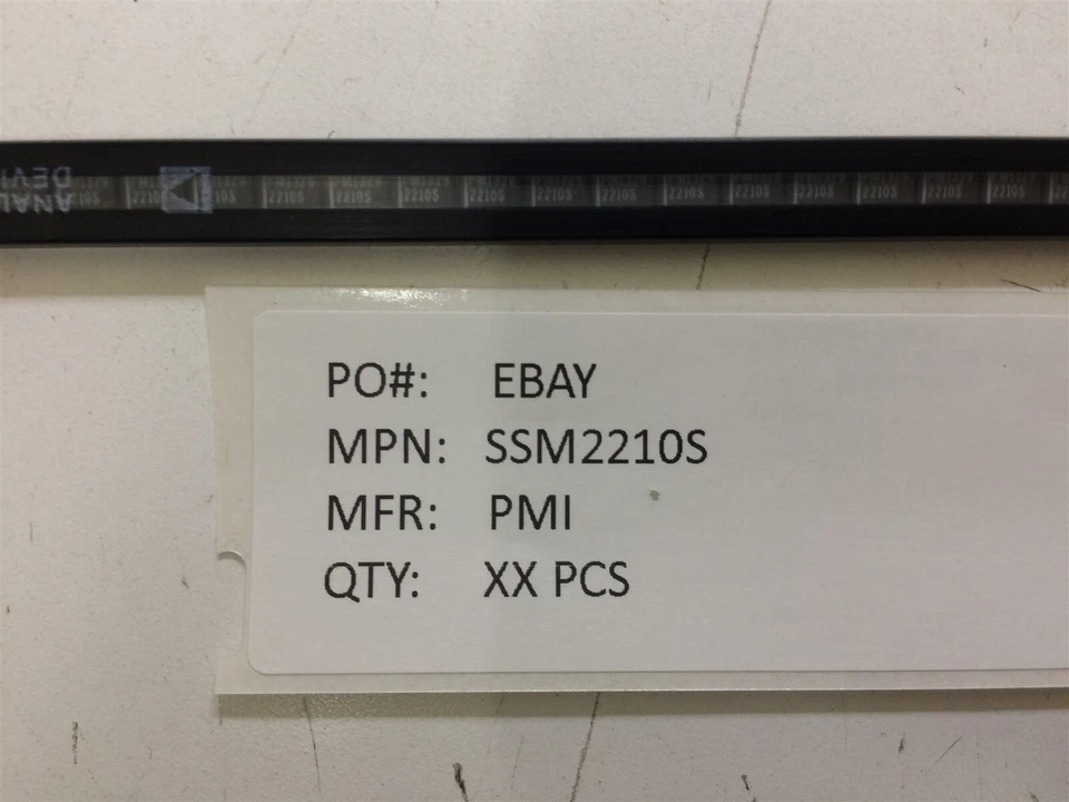 SSM2210S AD PMI Trans GP BJT NPN 40V 0.02A 8-Pin SOIC 6 PIECES - Image 1 of 1